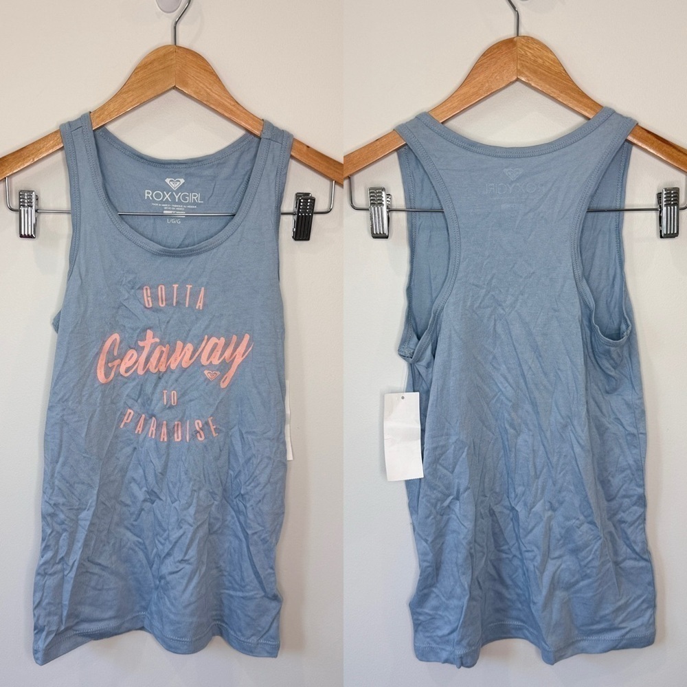 Roxy Girl Youth Razorback Tank Top (L)